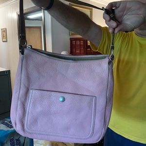 Pink leather Coach